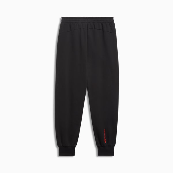 Black sweatpants with red stripe discount